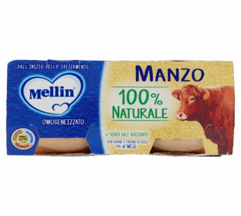 Mellin Omogeneizzato Manzo 2×80 gr