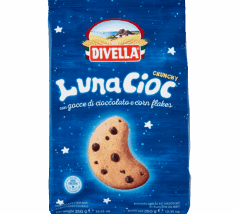 Divella Lunacioc Biscotti con Gocce di Cioccolato 350 gr