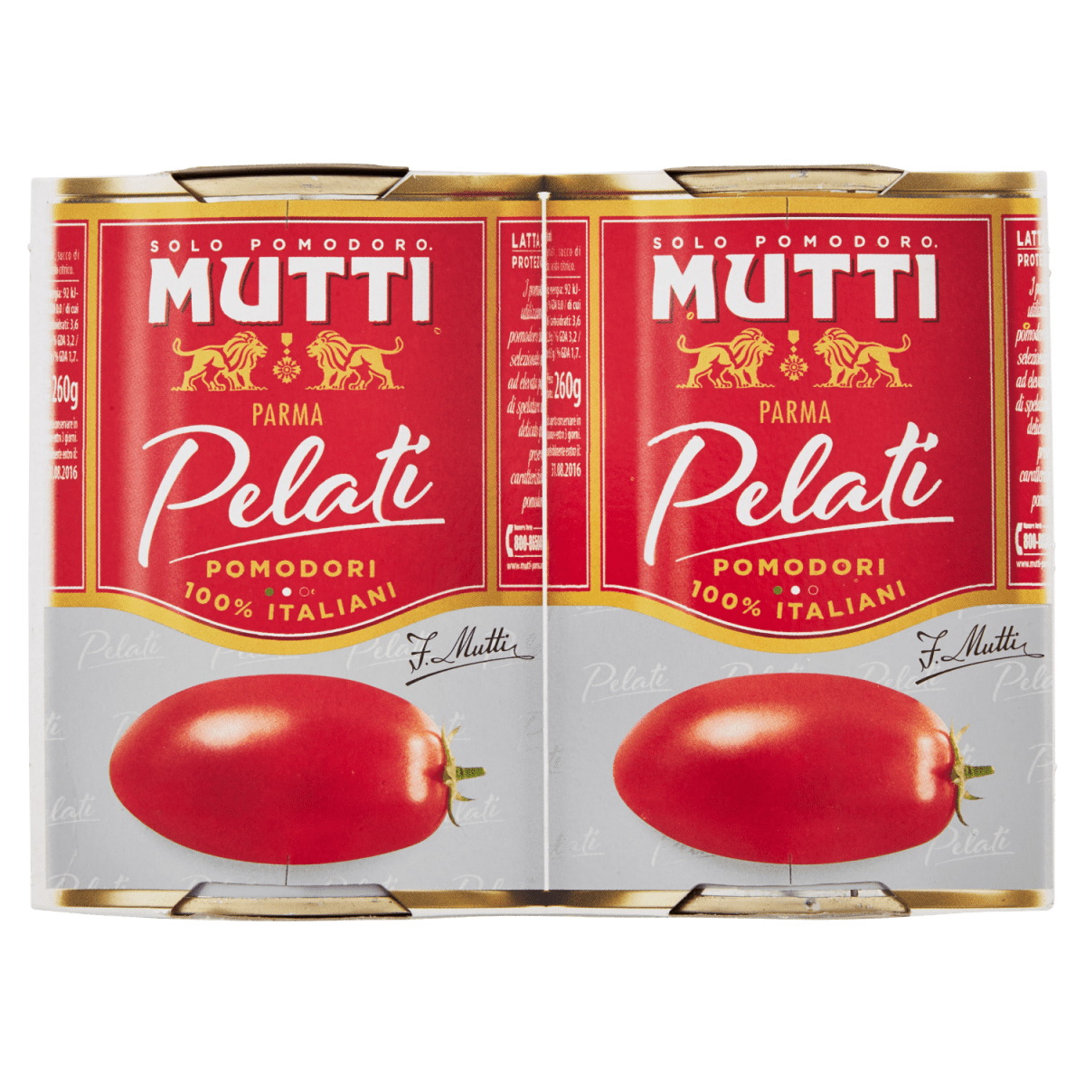 Mutti Pelati 2x400 gr