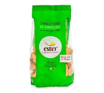 Ester Taralli al Finocchietto 250 gr