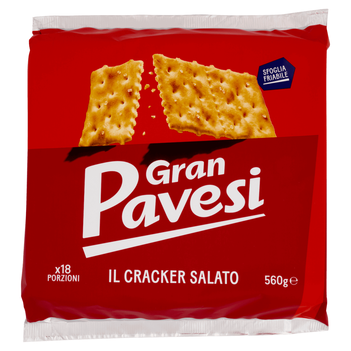 Pavesi Cracker Salati 18 stuks 560 gr