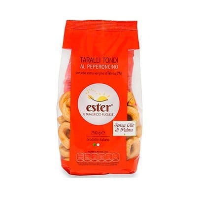 Ester Taralli al Peperoncino 250 gr