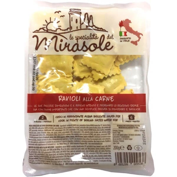 Mirasole Ravioli alla Carne 200 gr