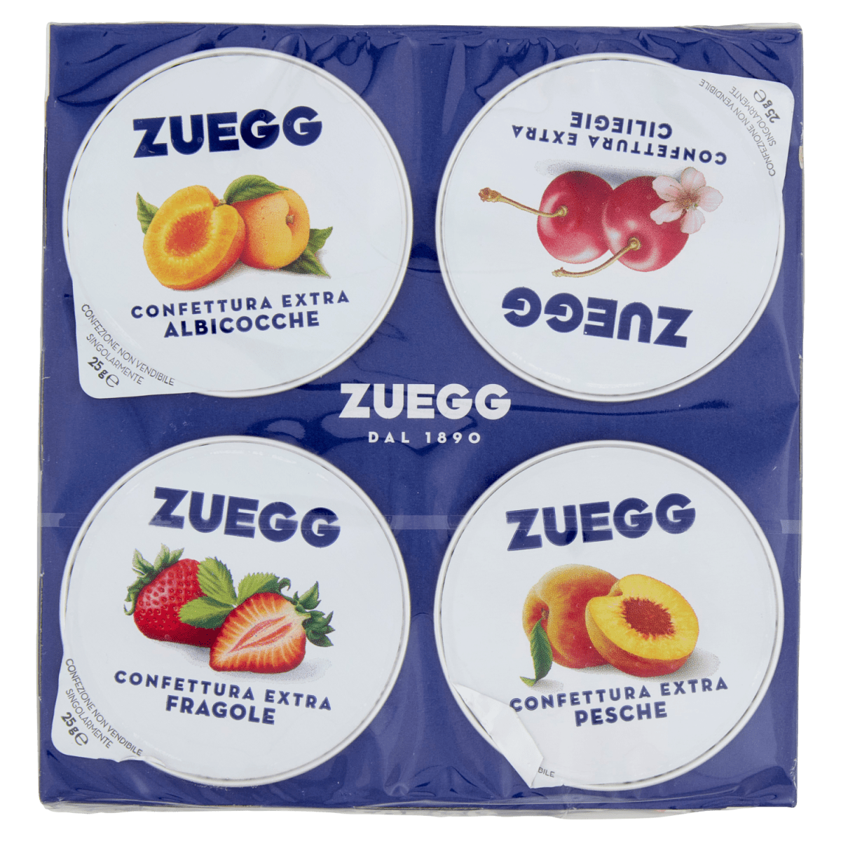 Zuegg Confetture Monoporzione 4x25 gr