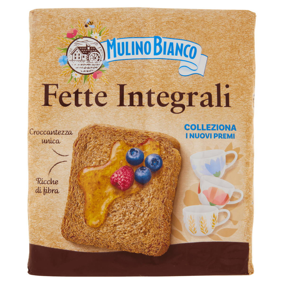 Mulino Bianco Fette Biscottate Integrali 36 stuks 315 gr