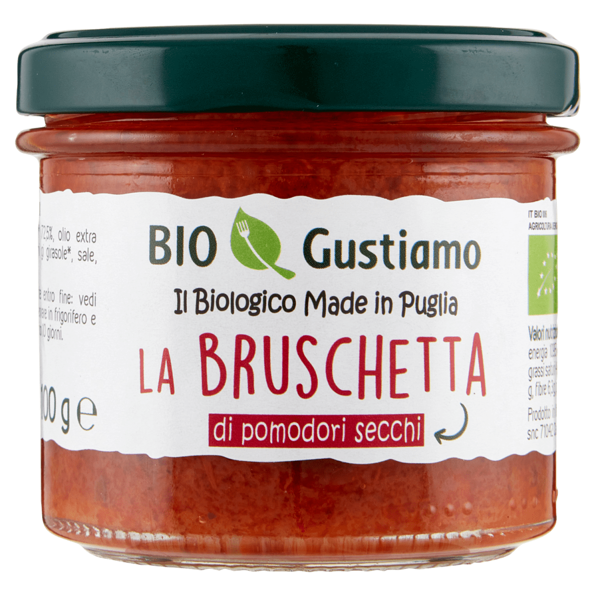 Bio Gustiamo Crema di Pomodori Secchi 100 Gr