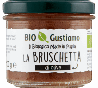 Bio Gustiamo Crema di Olive Nere 100 Gr